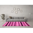 thumbnail image 3 of Ahgly Company Indoor Rectangle Abstract Pink Modern Area Rugs, 7' x 10', 3 of 4