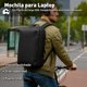thumbnail image 2 of Mochila para Laptop Bluelander con Puerto de Carga USB, Compartimentos Acolchados, Negro, 2 of 5