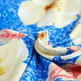 thumbnail image 3 of Abbracc Polyester Cloth Folding Chair Cover Dinning Chair Slipcover for Floral Blue, 3 of 9