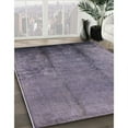 thumbnail image 2 of Ahgly Company Indoor Round Mid-Century Modern Purple Oriental Area Rugs, 4' Round, 2 of 6