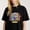 Black-1, variant on Colorful Preschool Squad Graphic For Women Fun School themed Casual Tee print T Shirt