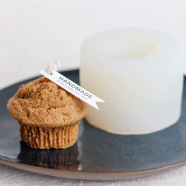 Zhuge 3D Silicone Moulds, Cupcake-Shape Candle Molds for Candle Making, Soap, Muffin, Chocolate etc
