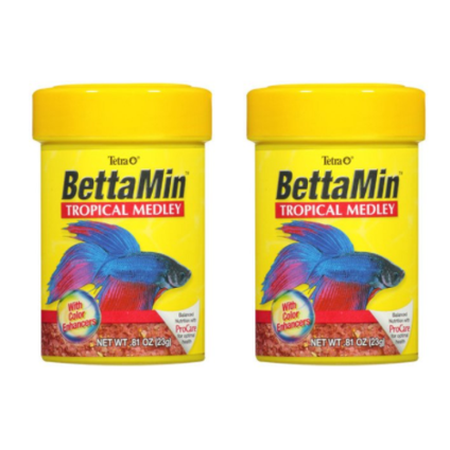 Tetra TetraBetta Betta Flake Medley Betta Fish Food, 1.62 oz