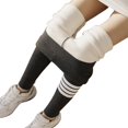 thumbnail image 1 of Forro Polar Para Mujer, Mallas Gruesas Elásticas De Cintura Alta Con Tira De Hilos, Pantalones De Yoga Cálidos Térmicos Para Invierno, Pantalones Para Senderismo Y Correr Cateissary HA046624-06, 1 of 6