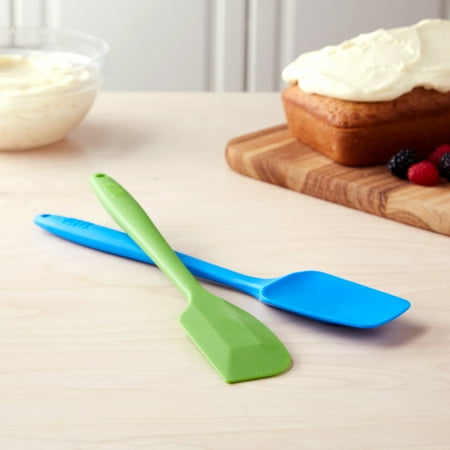 Tasty Royal Blue & Green Spatulas, 2 Piece