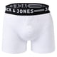 thumbnail image 2 of Jack & Jones Calzoncillos para hombre, paquete de 3 - SENSE TRUNKS, algodón elástico Blanco L (Large), 2 of 6