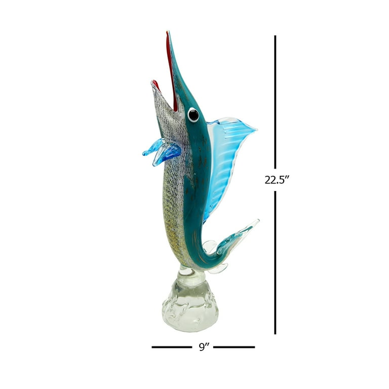 Dale tiffany Muliticolored Marlin Sculpture / Figurine - Walmart.com