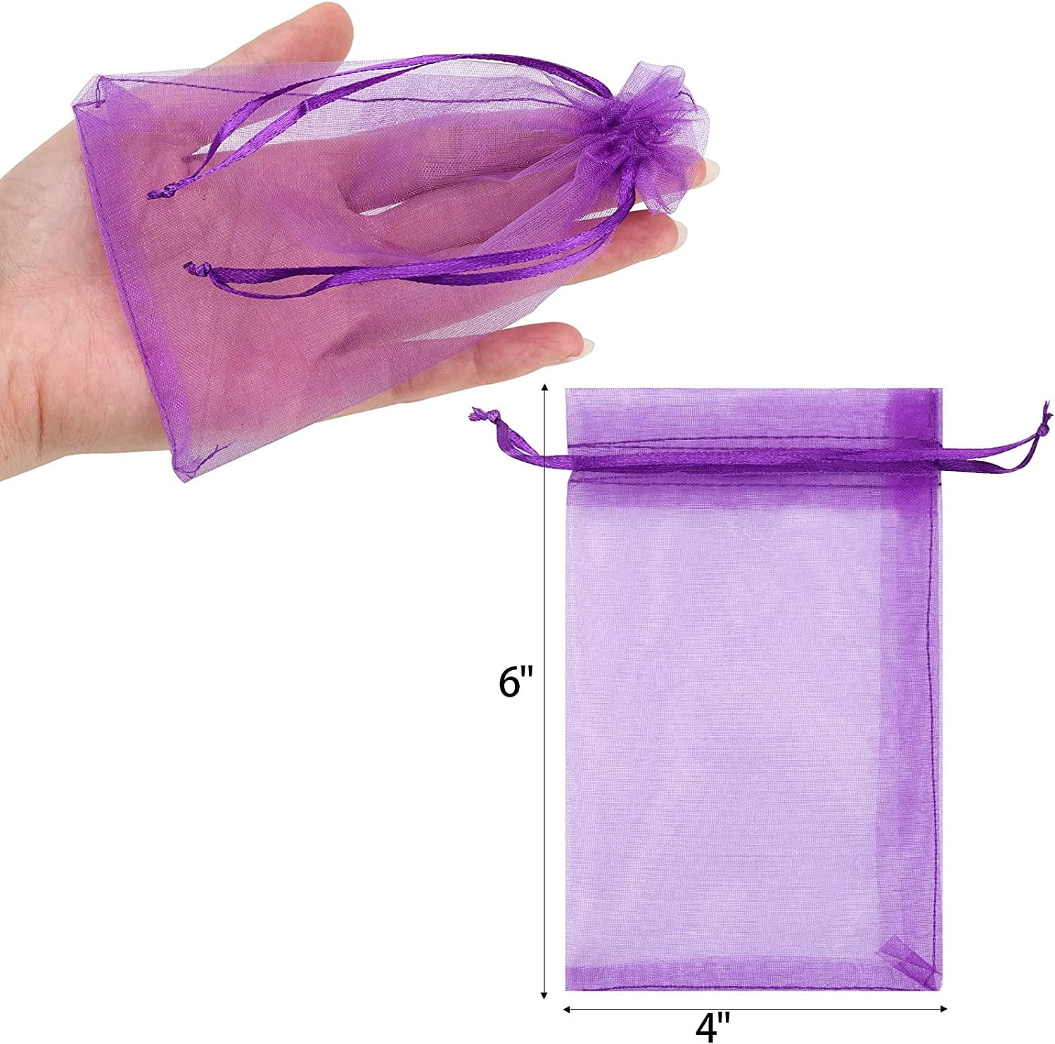 YFZYT 14 * 37 Cm Bouteilles De Vin Cordon De Serrage Organza