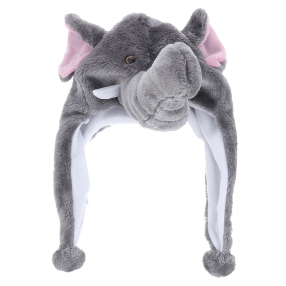 LOLIPPYY Cute Grey Animal Hat Elephant Style for Cosplay Party and Fun Decoration