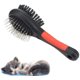thumbnail image 1 of Cepillo combinado profesional de doble cara con pasador y cerdas para perros y gatos, peine de aseo para limpiar el desprendimiento Namotu DLM314, 1 of 5