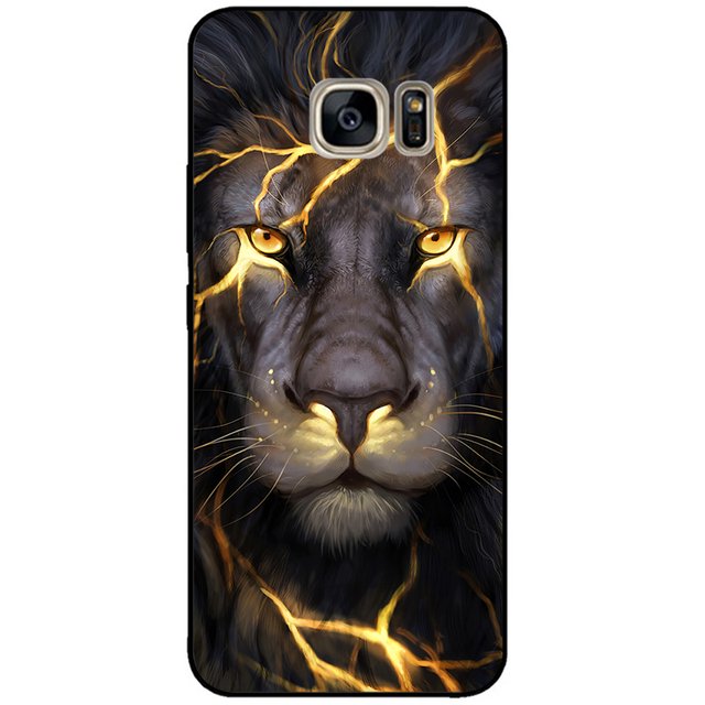 For Samsung Galaxy S7 Edge Silicone Case Cute Pattern Soft TPU Phone Cover For Samsung Galaxy S6 S7 S 7 Edge Back Cover Bumper