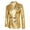 24 Gold, variant on guisaled Men's Sequins Gold Blazer Suit Jacket Slim Fit Two Button Notched Lapel Sport Coats Wedding Prom Dinner Party Club Dressy Jackets
