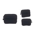 thumbnail image 2 of Eigraketly Riñonera impermeable a prueba de arañazos, senderismo, viajes, pesca, bolsas de almacenamiento portátiles con cierre de cremallera, Negro, 2 of 6