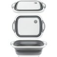 thumbnail image 1 of Bandeja plegable de silicona 4 en 1 para tablas de cortar Un-Tech, 1 of 8
