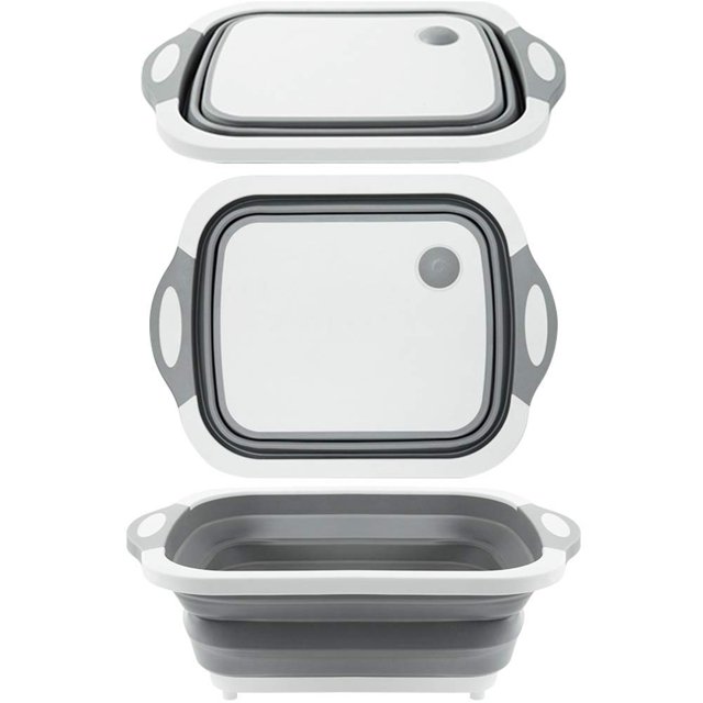 Bandeja plegable de silicona 4 en 1 para tablas de cortar Un-Tech