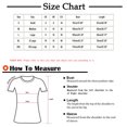 thumbnail image 3 of Tops estampados de manga corta de ocio con cuello en V de verano a la moda para mujer Fridja  zx3493, 3 of 5