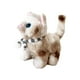 thumbnail image 4 of Mascotas electrónicas interactivas de gato, peluche electrónico animado, juguete robótico para niños y niñas. Marrón claro, 4 of 9