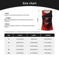 thumbnail image 5 of Daiia Minimalist Skull Red Printed Womens Workout Tops for Women Quick-dry Tank Tops Mesh Yoga Shirts Athletic Running Tank Tops Sleeveless Gym Clothes-Medium, 5 of 7