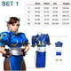 thumbnail image 1 of Vestido de Cosplay Chunli Chun Li, traje de juego de rol SF 6, traje Qipao azul, conjunto completo, traje de Kungfu, vestido de fantasía de Halloween, traje de fiesta, 1 of 5