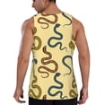 thumbnail image 3 of Fotbe Various Snake Pattern Men's Quick Dry Workout Tank Top Gym Muscle Tee Fitness Bodybuilding Sleeveless T Shirt Breathable Workout Shirt-XX-Large, 3 of 9