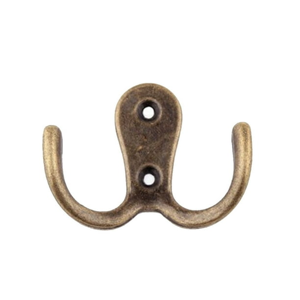 Double Prong Robe Hook Rustic Hooks Retro Cloth Hanger ...