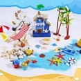 thumbnail image 6 of Bbiamsleep 41 Pcs Beach Miniature Decoration  Summer Beach  Mini Garden Decorations Beach Fairy Garden for Beach Pool Cake Miniature Garden Decorations, 6 of 7