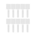 thumbnail image 1 of Juego de 10 bridas reutilizables para cables, cintas para organizar cables, sistema de organización versátil Blanco, 1 of 9