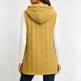 thumbnail image 4 of Ashirexll Fleece Vest Women, Womens Winter Coats, Ladies Winter Versatile Double Sided Fleece Sleeveless Hooded Jacket for Outdoor, 4 of 7