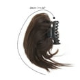 thumbnail image 5 of Unique Bargains 1 Pc Ball Hair Bun Wig Hair Clips for Hair Extension 11.02" Length Light Brown, 5 of 5
