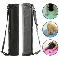 Cheers.US Yoga Mat Bag with Shoulder Strap Portable Canvas Yoga Mat Carry Shoulder Bag Pilates Exercise Pad Carrier Pouch for Carrying Your Workout Gear