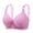 Purple, variant on Adjustable Front Strap Push up Bra Women Bandeau Bra Padded Strapless T Shirt Bra Underwire Bras for Women Plus Size