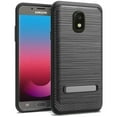 thumbnail image 2 of GSA Brushed Hybrid Kickstand Case For Samsung Galaxy J7 (2018), J737- Black, 2 of 2