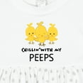 thumbnail image 4 of Inktastic Chillin' with My Peeps Girls Baby Dress, 4 of 5