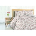 thumbnail image 3 of Ambesonne Cherry Blossom Down Alternative Quilt Comforter, Soft Flowers Spring, King, Blush Evergreen and Taupe, 3 of 5
