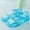 E040-Sky Blue, variant on Girls Clear Jelly Bow Sandals Flat Low Heel Crystal Princess Shoes Comfort Non Slip Summer Beach Flat Shoes for Ages 3-10.5