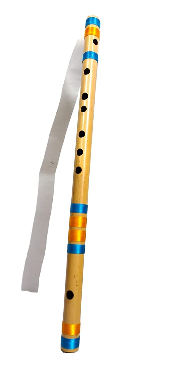Naad C Scale Natural Middle Bamboo Flute (50 Cm, Multicolour) 2023 - Natural