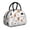 Mixed Breed Dog, variant on Corgi and Box Black Pattern Insulated Lunch Bag,Leakproof Large Capacity Lunch Box for Work,Picnic or Travel,11.4 X 6.7 X 8.3 Inches