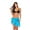 Blue, variant on Tinglu Sarong Beach Skirt Cover Up Chiffon Wrap Women's Swimsuit