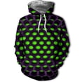 thumbnail image 1 of Hole Pattern Personality Creative 3D Printing Men's Hooded Sweatshirt Autumn and Winter Colorful Fashion Pullover Hoodie, 1 of 5