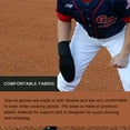 thumbnail image 5 of Sliding Mitt,Baseball Sliding Mitt,Sliding Mitt Baseball for Base Running,Sliding Mitt for Baseball and Softball,Protect Fingers,Elastic Compression Strap,Adult Open Finger Black Left Hand, 5 of 7