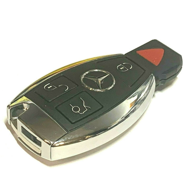 Smart Remote Key Fob for Mercedes Benz 1997 - 2014 4b w/ Panic FCC#IYZ-3312, AKS Keys (New)