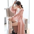 thumbnail image 4 of Cárdigan de chal liso de verano con capucha, camisas de playa, cárdigan de manga larga de gran tamaño para mujer, blusas sueltas con protección solar tipo vendaje, 4 of 5