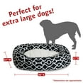 thumbnail image 3 of Majestic Pet Sherpa Athens Bagel Pet Bed for Dogs, Calming Dog Bed Washable, Extra Large, Black, 3 of 5