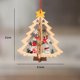 thumbnail image 3 of Adornos navideños de gnomo con colgante de madera pintado para Navidad 2022, decoración navideña para el hogar, decoración de Año Nuevo 2023, 3 of 5