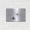 thumbnail image 3 of Luxe Metal Art 'Spider Web I' by Lettered & Lined, Metal Wall Art, 16"x12", 3 of 9