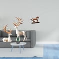 thumbnail image 2 of Escultura de ciervo, estatua de mesa, adorno de animal, resina, reno, pareja, amante, figura de caballo, coleccionable, adecuada para regalar, decorac, 2 of 8