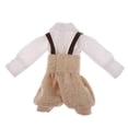 thumbnail image 3 of s Lovely Fashion White Shirt \u0026 Suspender Outfit '' Dolls Clothes Dress Up Accesorios Toy CUTICAT Ropa de muñeca, 3 of 8