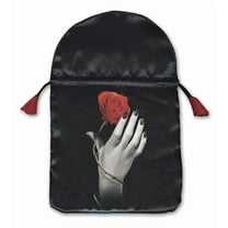 Rose in Hand Satin Tarot Bag (Other)