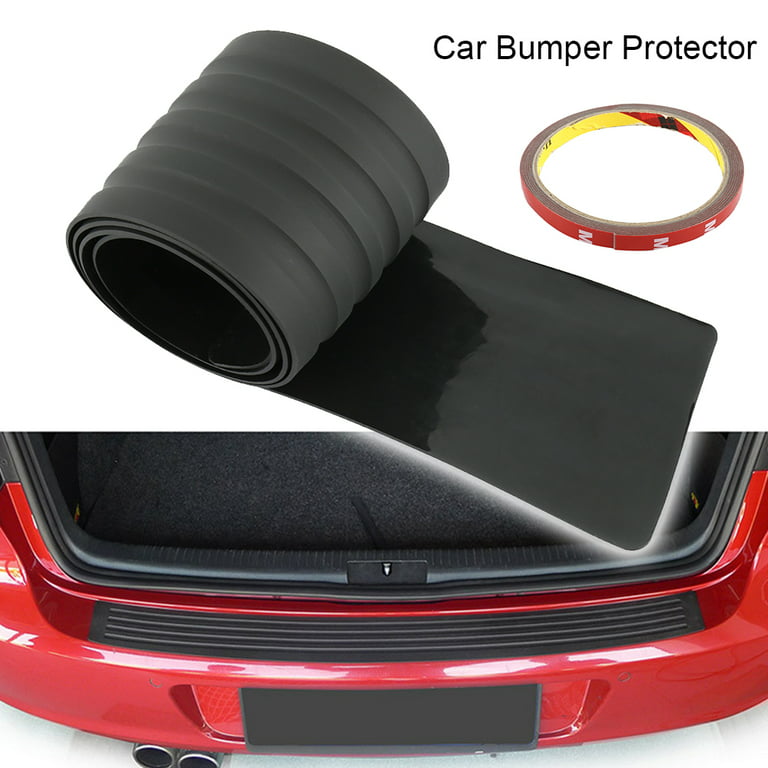 35'' Car Bumper PVC Rubber Rear Trunk Door Sill Guard Protector