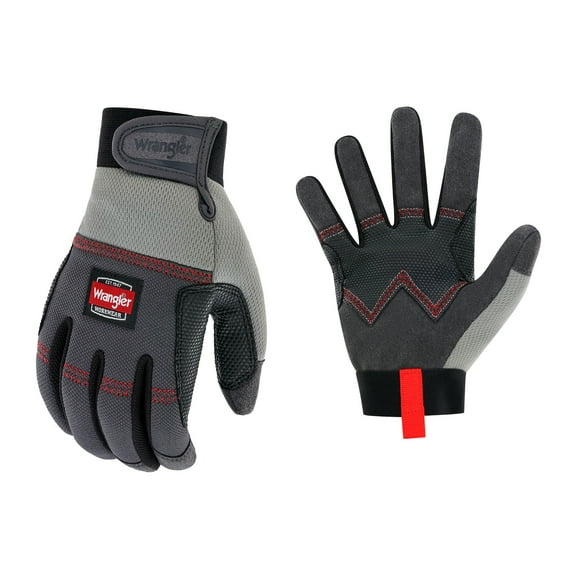 Wrangler Workwear Men’s Builder Work Gloves, Size Medium